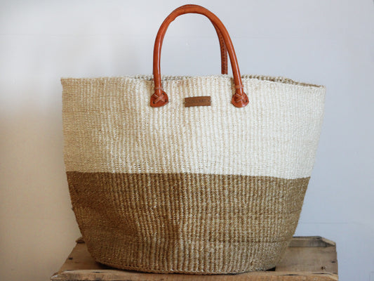 SISAL SHOPPER BAG - SAND