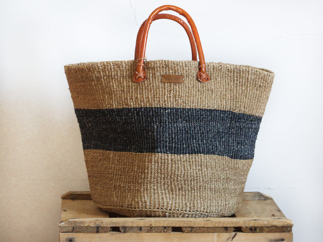 SISAL SHOPPER BAG - MARINE