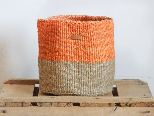 SISAL PLANTER M - NARANJA